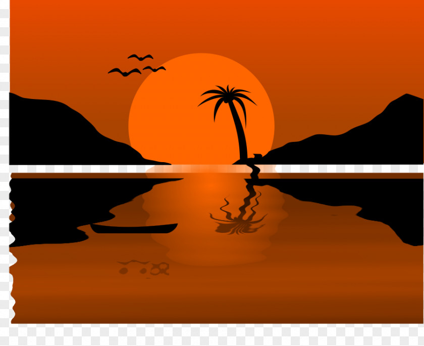 Sunset Cliparts Free Content Blog Clip Art PNG