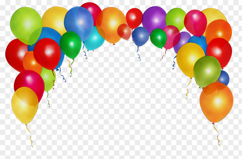 Toy Arch Birthday Party Background PNG