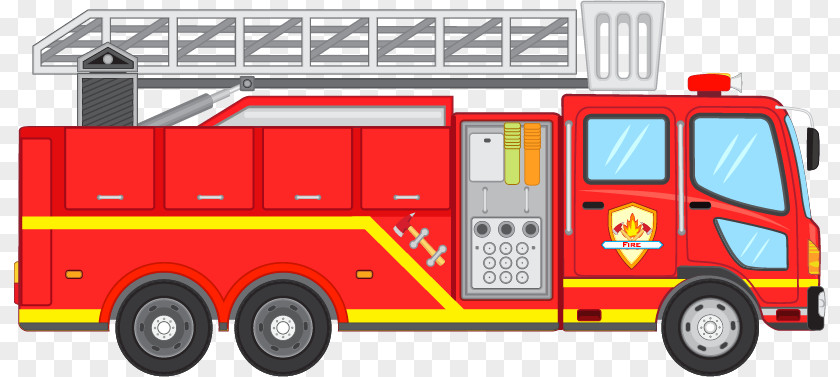 Vehicle Tools Car Vector Material Firefighter Fire Engine Firefighting Clip Art PNG
