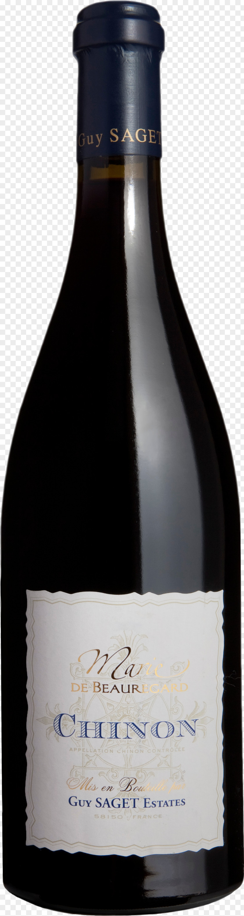 Wine Chinon AOC Pinot Noir Saget La Perrière PNG