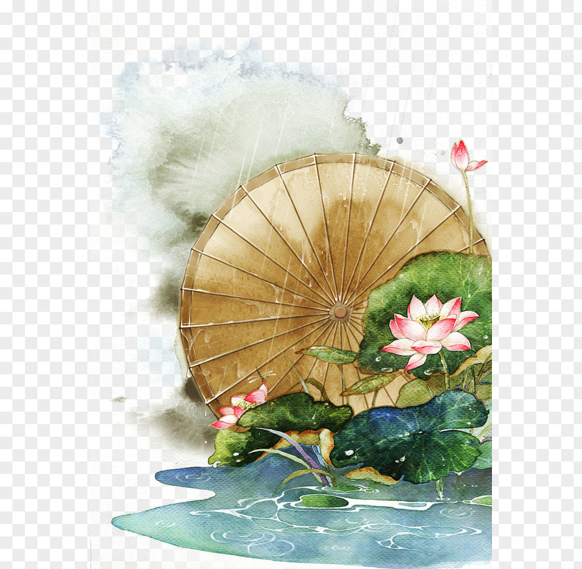 Antiquity Beautiful Watercolor Illustration Painting Drawing PNG