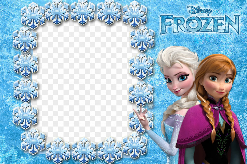 Frozen Elsa Rapunzel Anna Olaf Picture Frames PNG