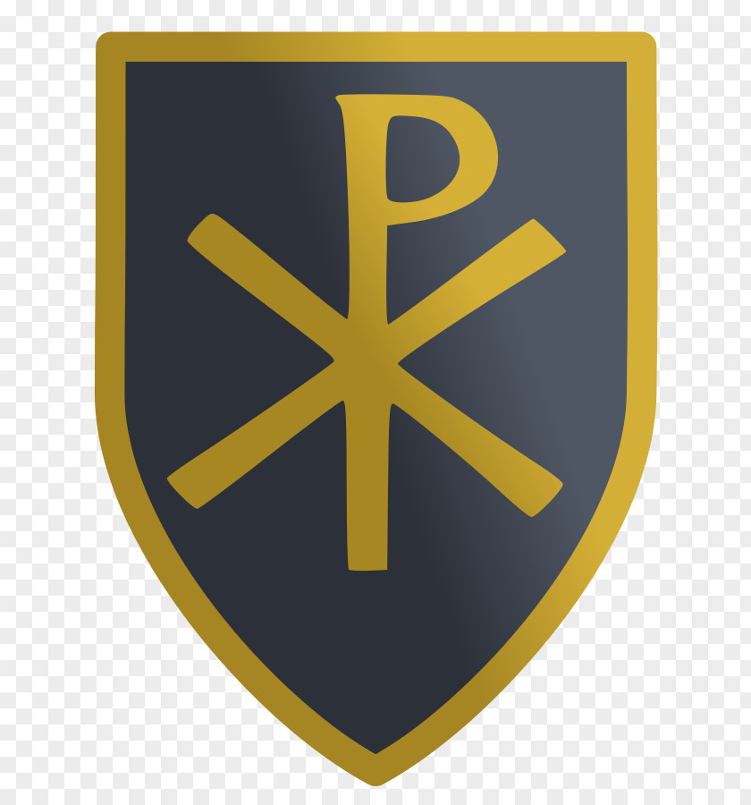 Christian Chi Rho Labarum Shield Symbol PNG