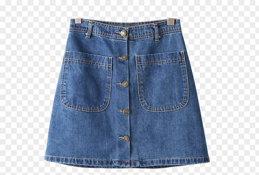 Jeans Denim Skirt A-line PNG