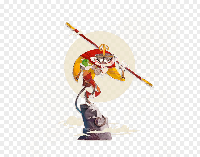 Journey To The West Monkey Illustration Sun Wukong Character Designer PNG