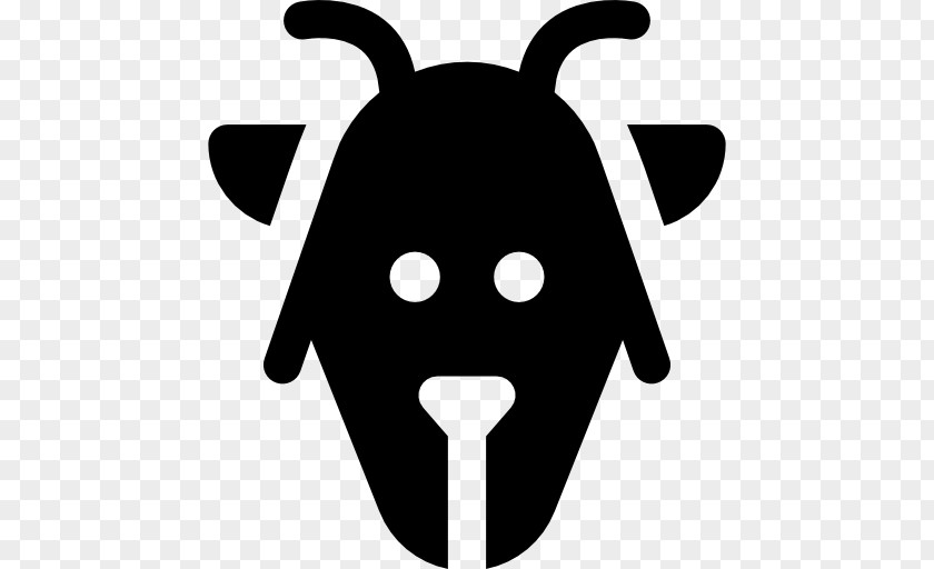 Silhouette Snout Cattle Headgear Clip Art PNG