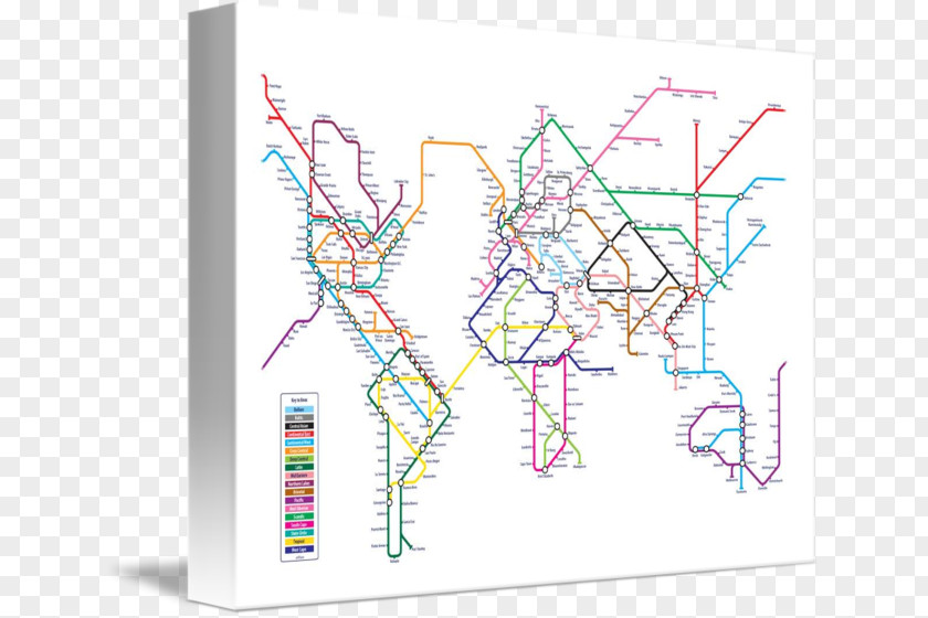 World Map London Underground Rapid Transit Tokyo Subway PNG