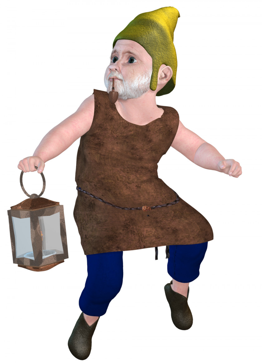 Dwarf Costume Mascot Facial Hair Toddler Character PNG