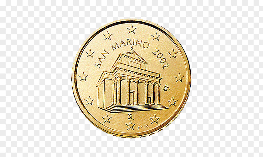 San Marino Sammarinese Euro Coins PNG