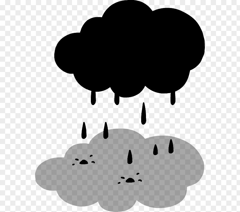 Blackandwhite Meteorological Phenomenon Black Cloud PNG