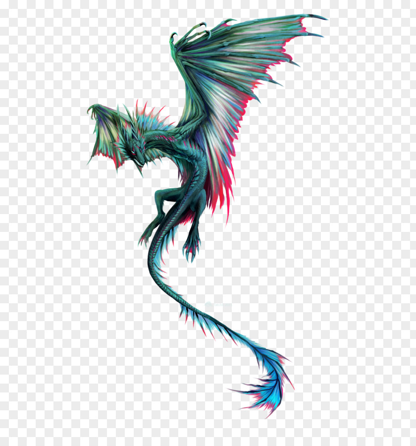 Dragon Illustrator Art PNG