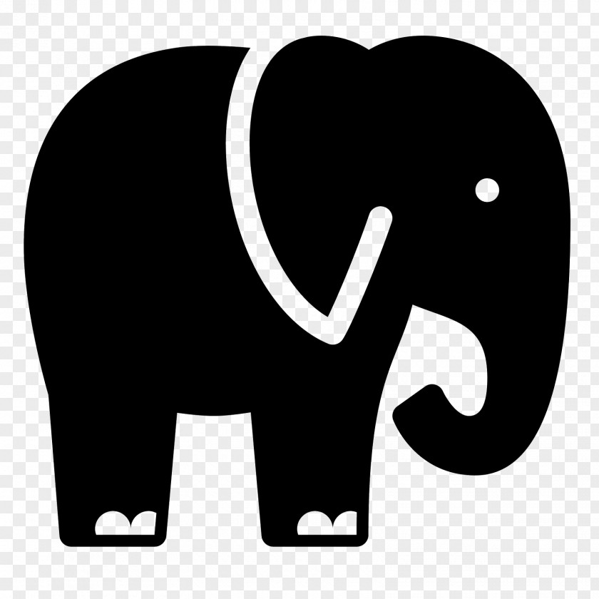 Elephany African Elephant Font PNG