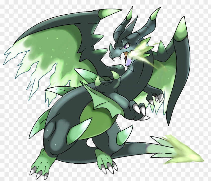 Green Flames Pokémon X And Y Charizard Drawing Image PNG