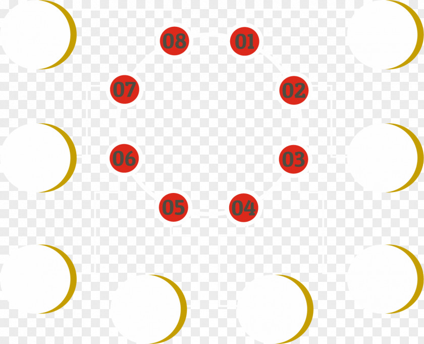 Hand Painted Yellow Circle PNG