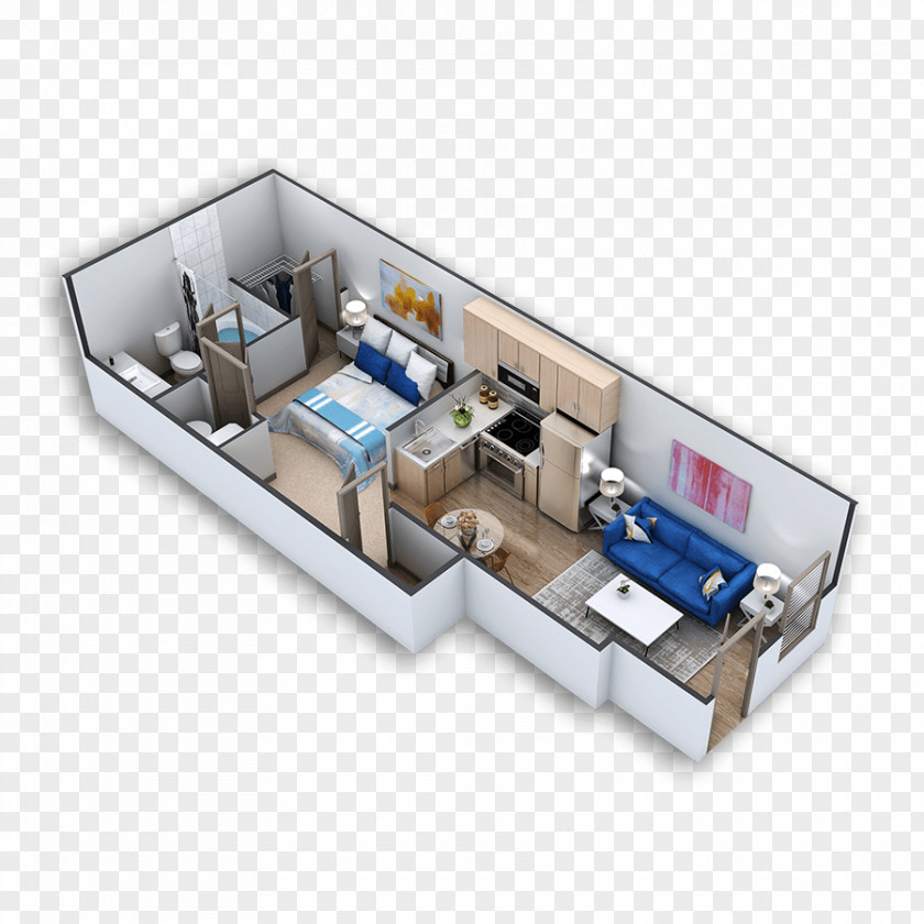 Residential Community Floor Plan PNG