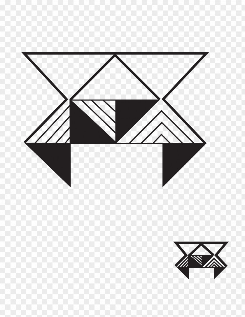 Triangle Symmetry Pattern Point PNG