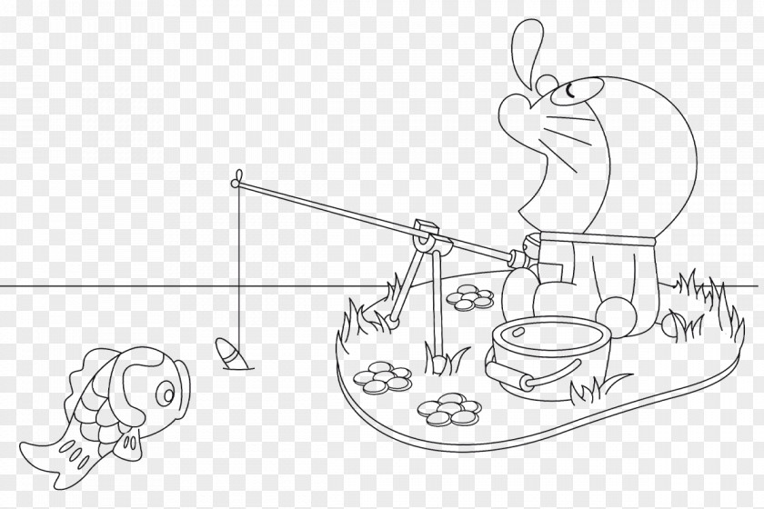 Design Line Art Cartoon Sketch PNG