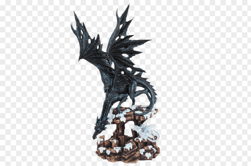 Dragon White Figurine Statue Sculpture PNG