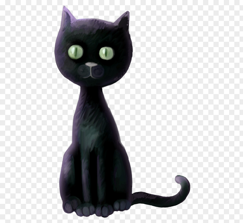 Kitten Black Cat Bombay Korat Domestic Short-haired Whiskers PNG