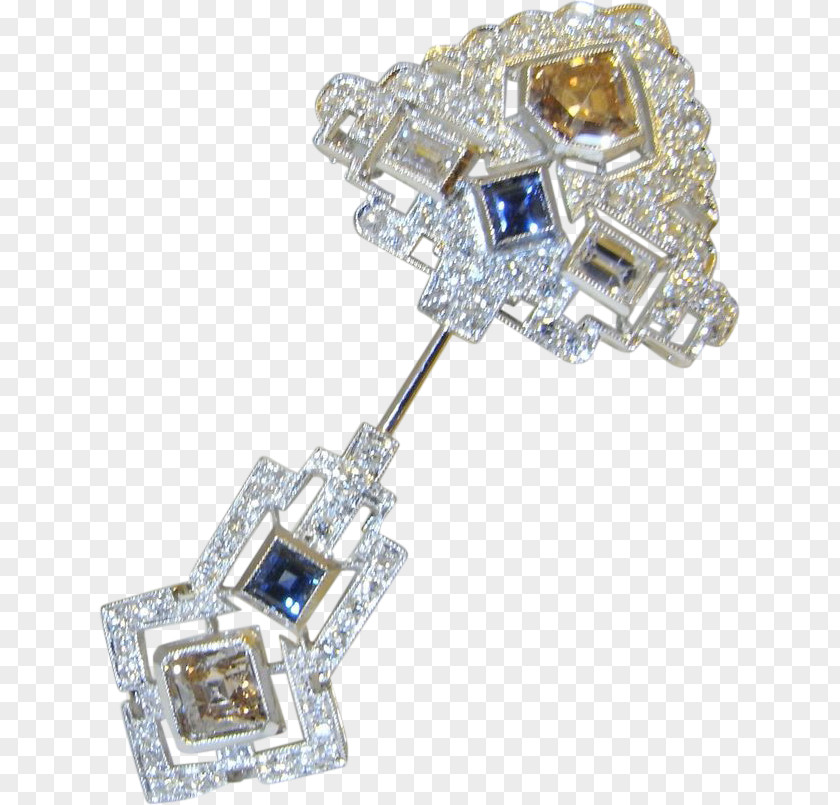 Sapphire Earring Brooch Jewellery Gold PNG