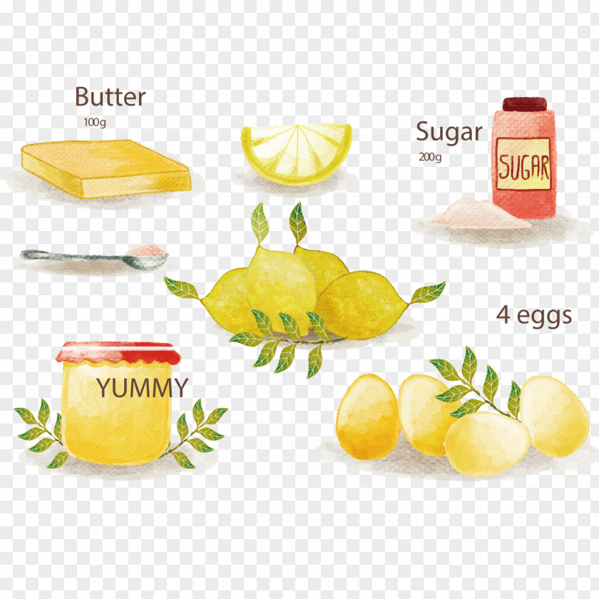 Stained Water With Lemon Sauce Recipes Vector Material Cheesecake Recipe Dish PNG