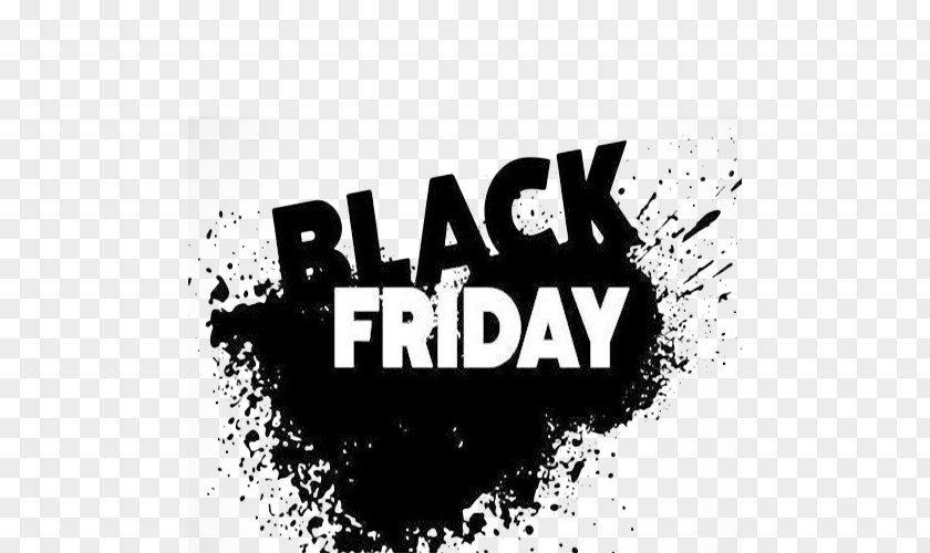 Ink Background Black Friday Elements Sales Thanksgiving Promotion PNG
