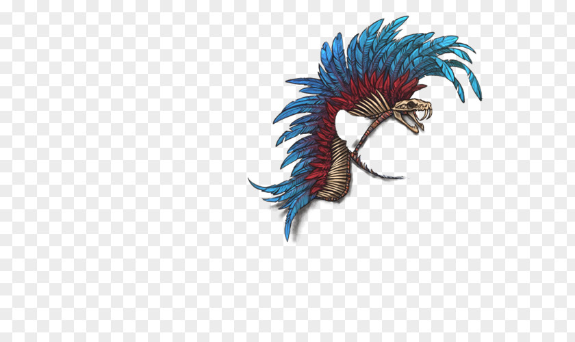 Paint Smudge Dragon Feather Beak Legendary Creature PNG