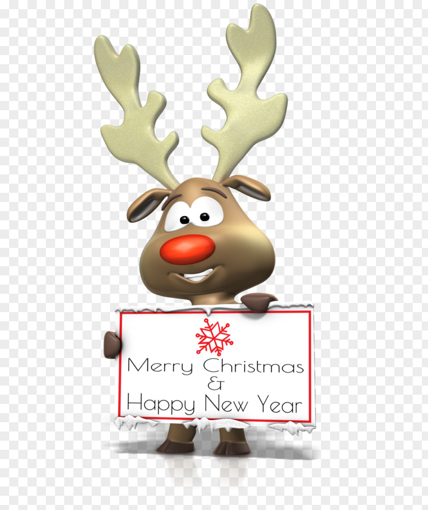 Reindeer Christmas Ornament Clip Art PNG