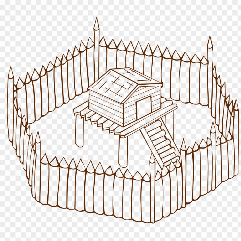 Fort Log Cliparts Fortification Clip Art PNG