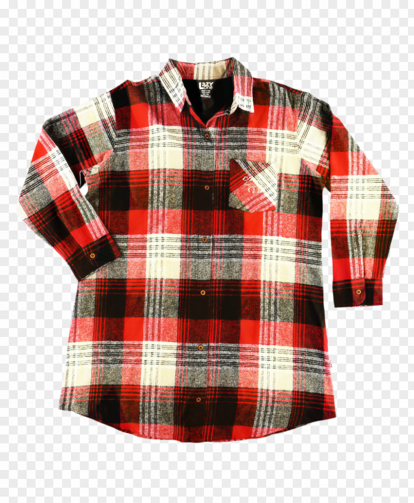 Top Button Lazy One Plaid PNG
