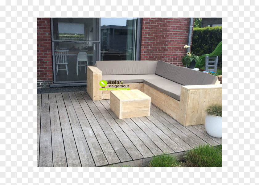 Wood Deck Sunlounger Backyard Laminate Flooring PNG