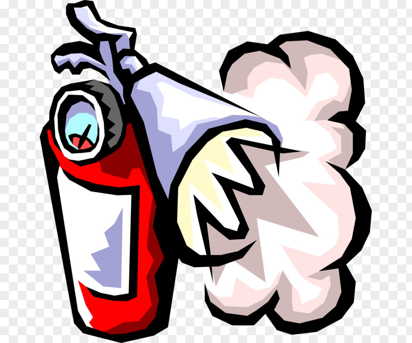 Extinguisher Cartoon Clip Art Fire Prevention Week Safety Openclipart PNG