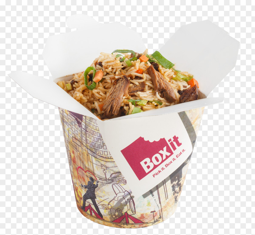 Fried Rice Vegetarian Cuisine Chinese Noodles Box It Restaurant PNG