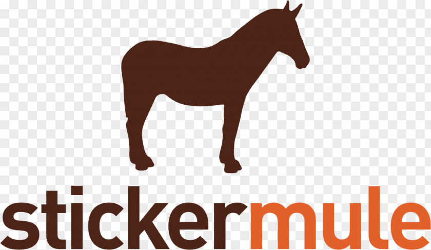 Horse Sticker Mule Logo PNG