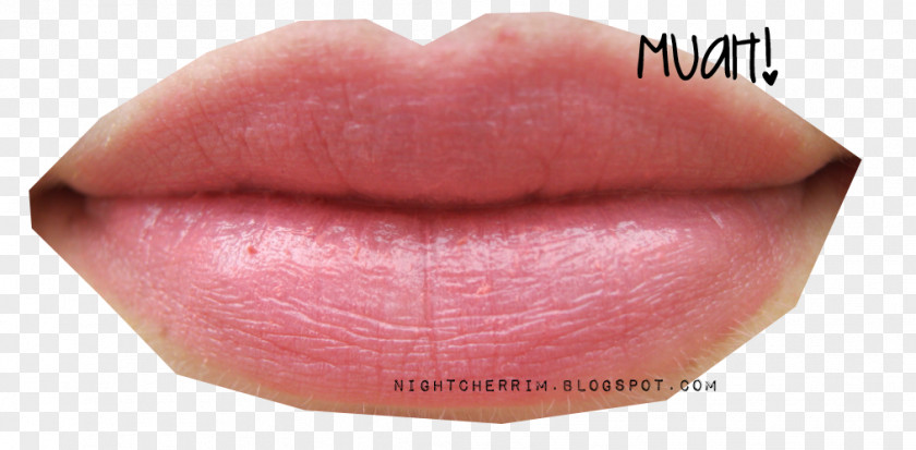 Lovely Complex Lipstick Lip Gloss Close-up Peach PNG