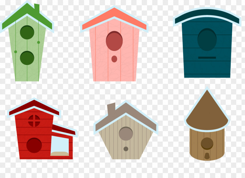 Vector Nest Bird Box Clip Art PNG