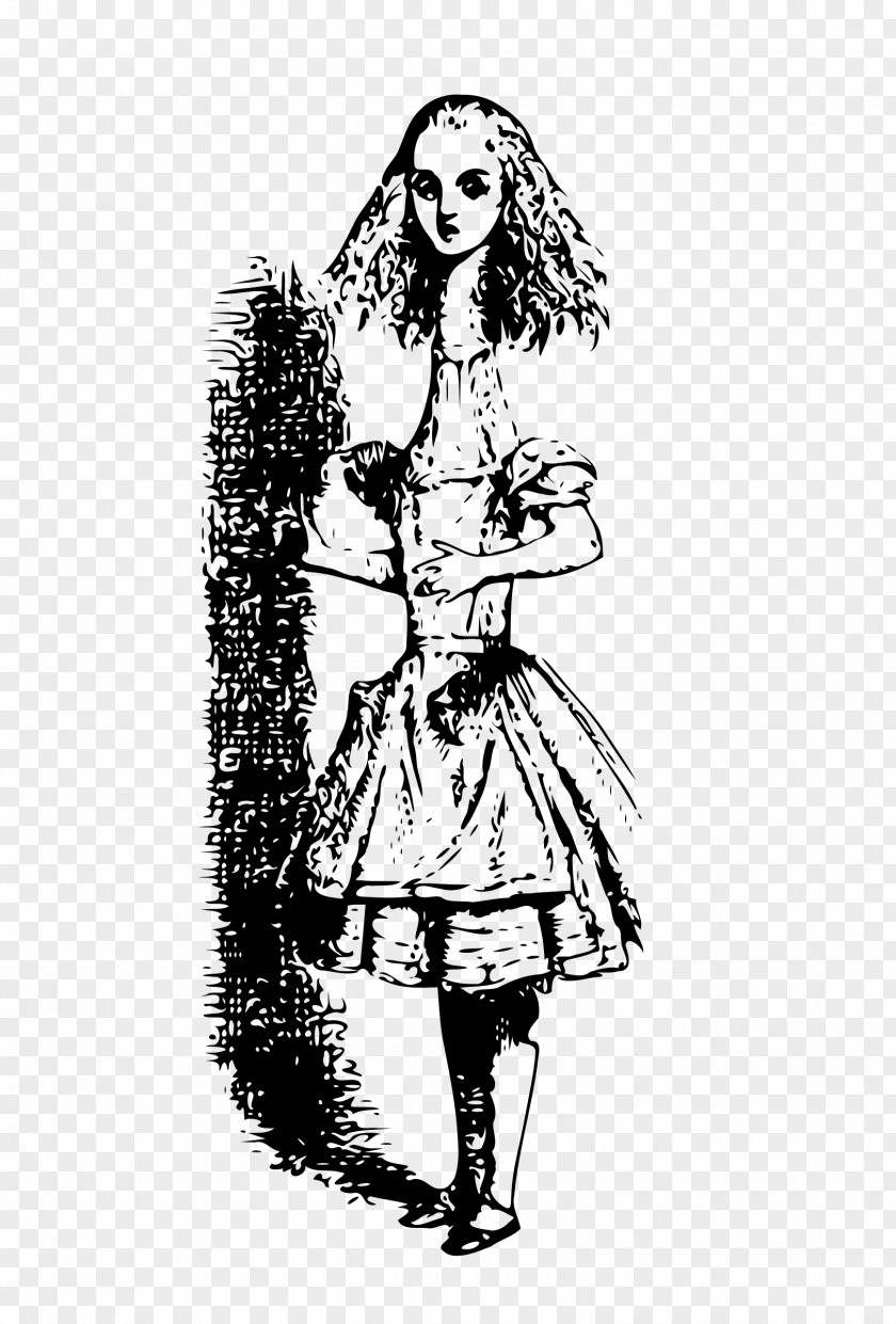 Alice In Wonderland Alice's Adventures White Rabbit Cheshire Cat The Tenniel Illustrations For Carroll's PNG