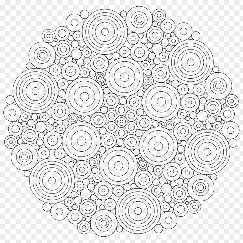 Child Mandala Adult Coloring Pages Book PNG