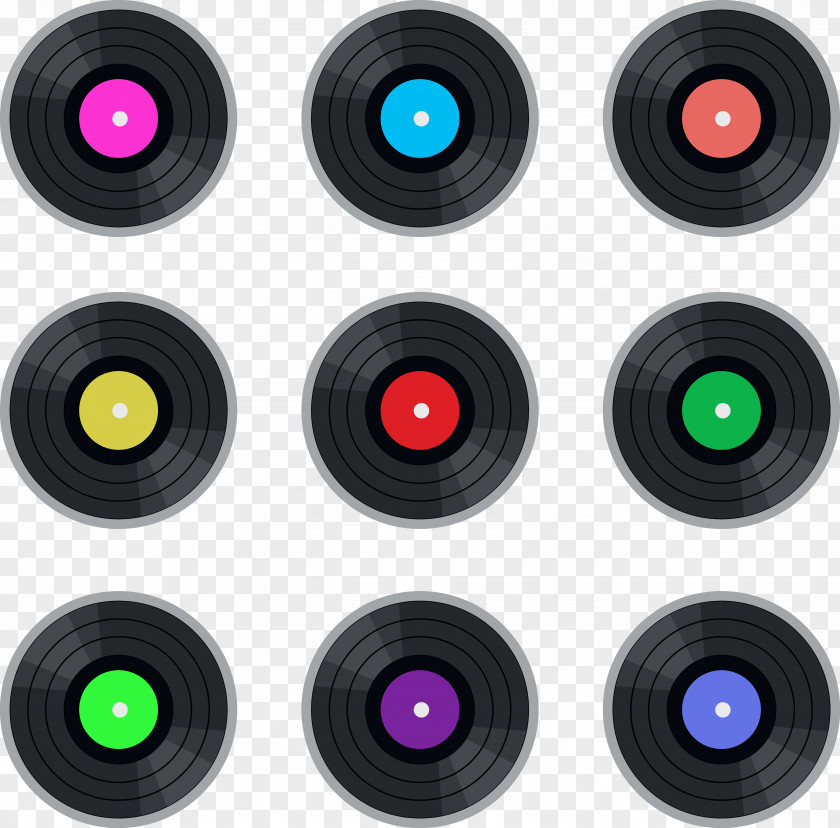 Color CD Flat Design Icon PNG