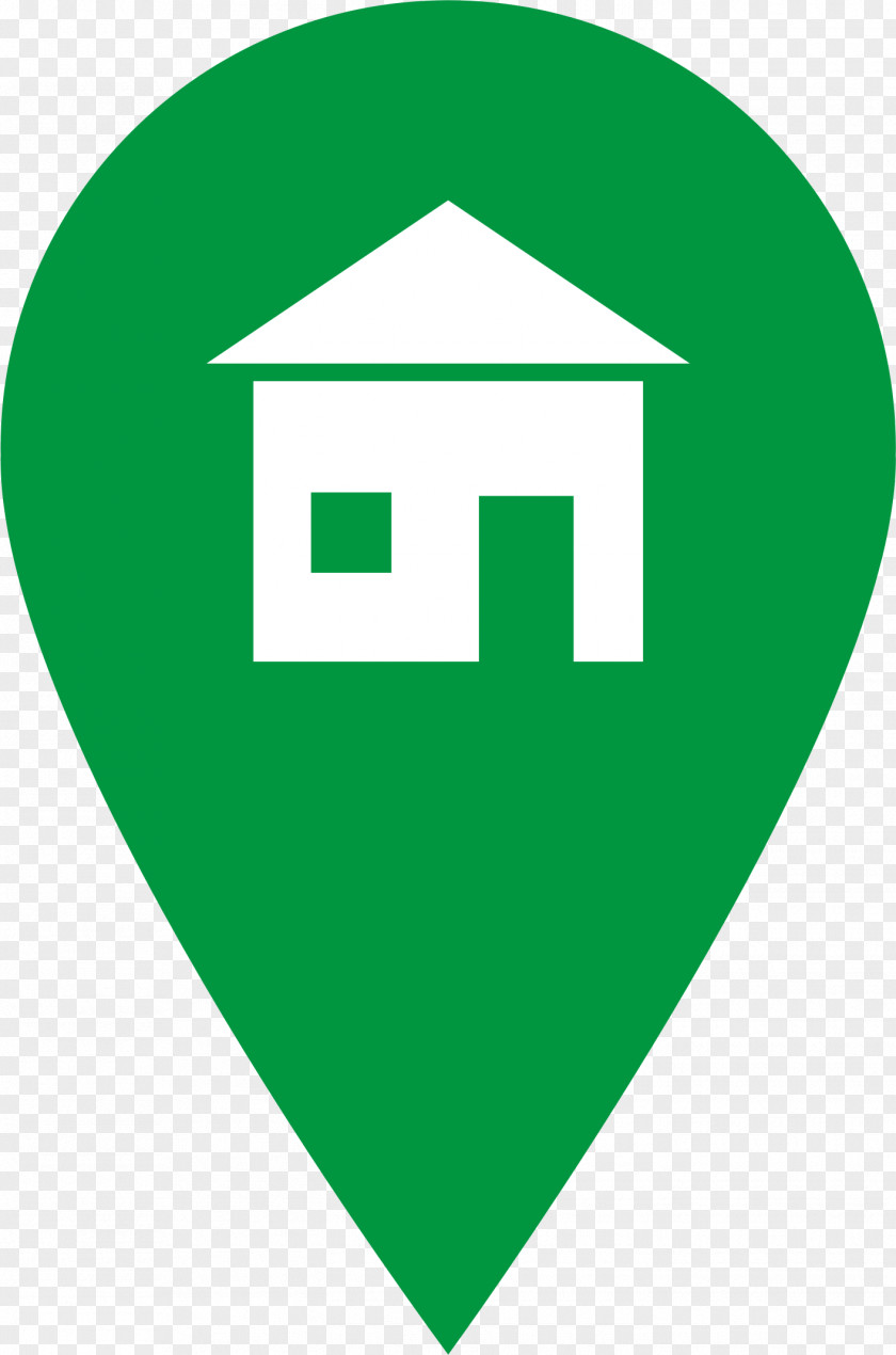 Green Marker Cliparts House Symbol Home Icon PNG