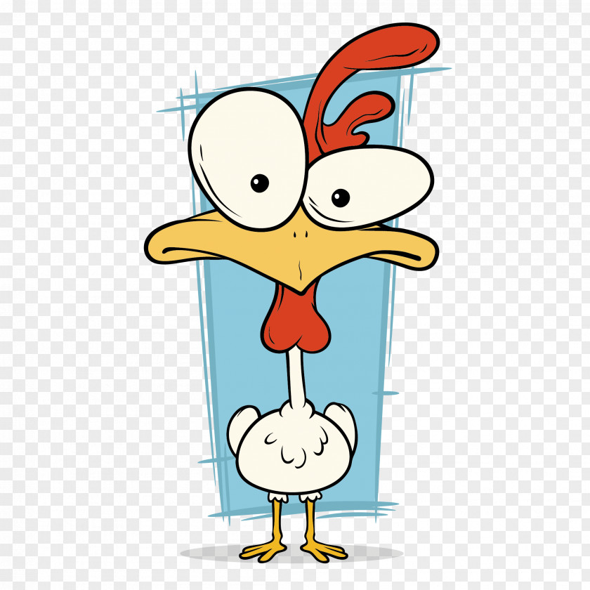I'm A Little Cock Chicken Cartoon Drawing Illustration PNG