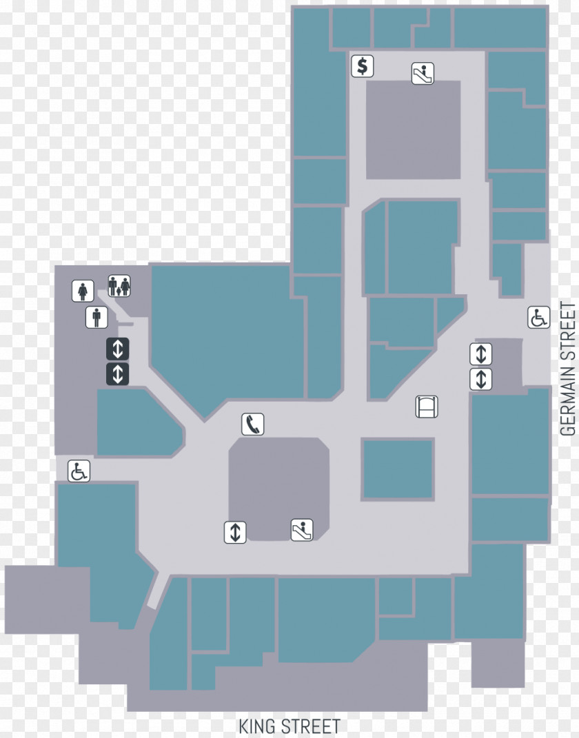 Aesthetic Square Brunswick Shopping Centre Retail Floor Plan PNG