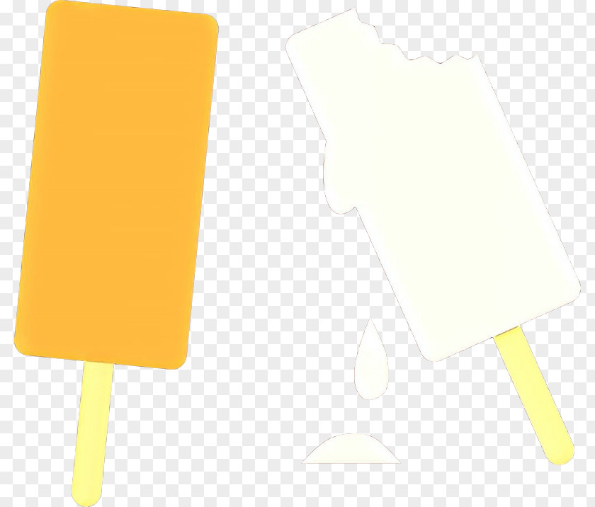 Dessert Ice Pop Yellow Cream Bar Frozen Clip Art PNG