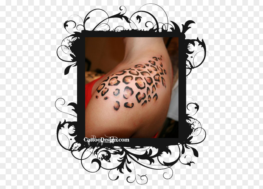 Leopard Tattoo Artist Animal Print PNG