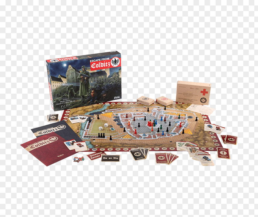 75 Anniversary Escape From Colditz: 75th Edition Colditz Castle Tabletop Games & Expansions Axis Allies PNG