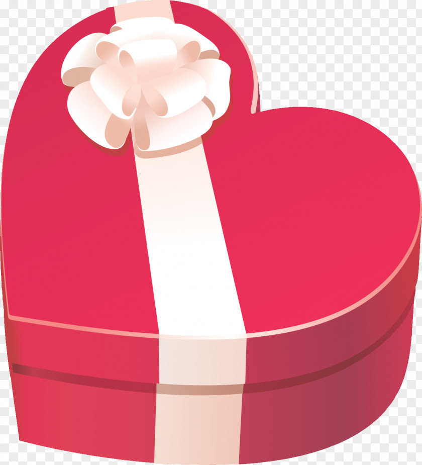 Box Paper Valentine's Day Gift PNG