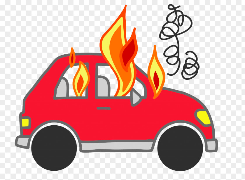 Car Toyota Renault Vehicle Fire Clip Art PNG
