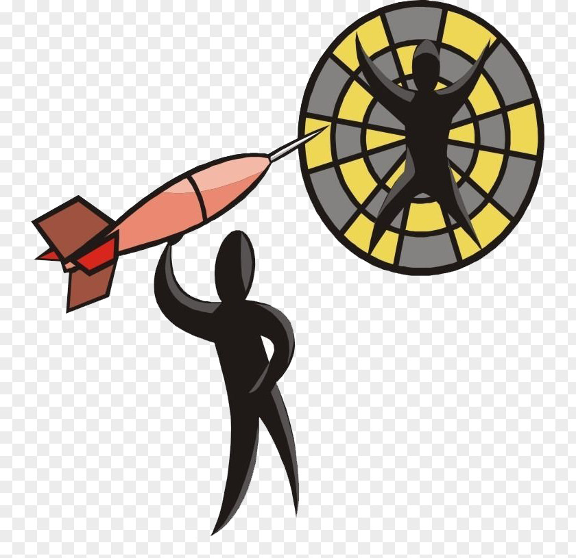 Cartoon Darts Clip Art PNG