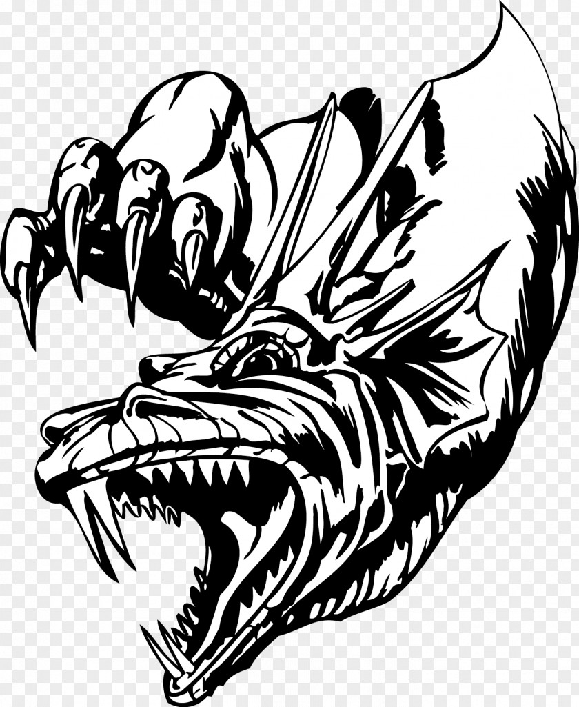 Dragon Tattoo Vector Euclidean PNG