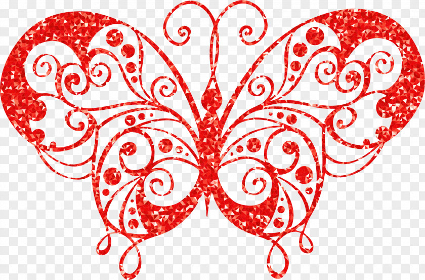 Flourish Butterfly Black And White Coloring Book PNG